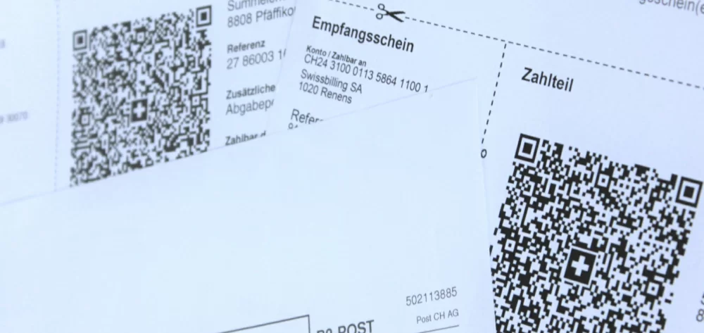 qr bill payment slips switzerland